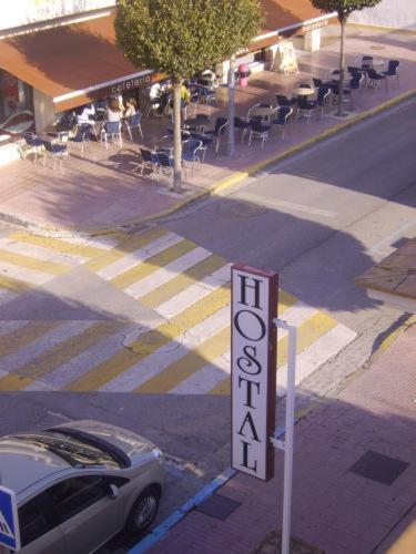 Hostal Restaurante La Giralda Rota Exterior photo